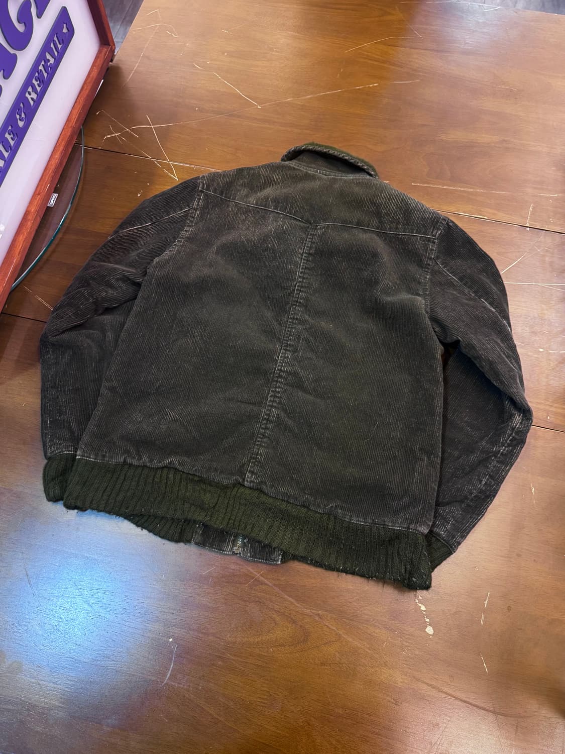 일본빈티지 코듀로이 숏 집업 자켓 B159 상품이미지6