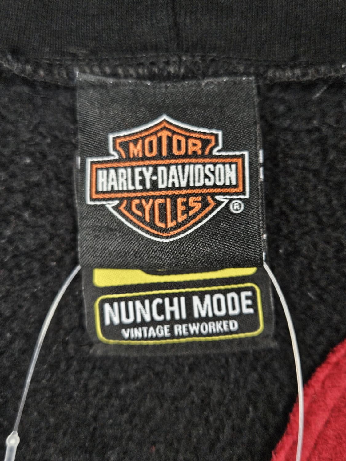 할리 데이비슨 아플리케 커스텀 스웻 후드집업 (상세설명참조)/ 10284 상품이미지8