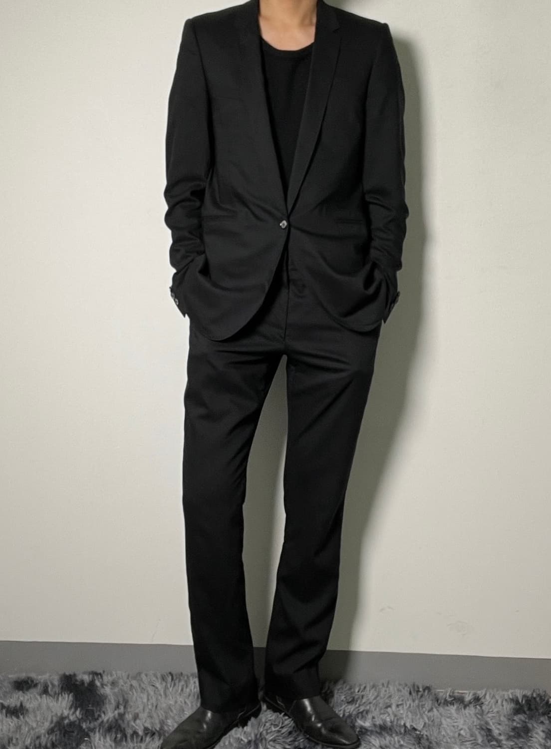 미하라 야스히로 울 실크 블렌드 테일러드 셋업 46 상품이미지1