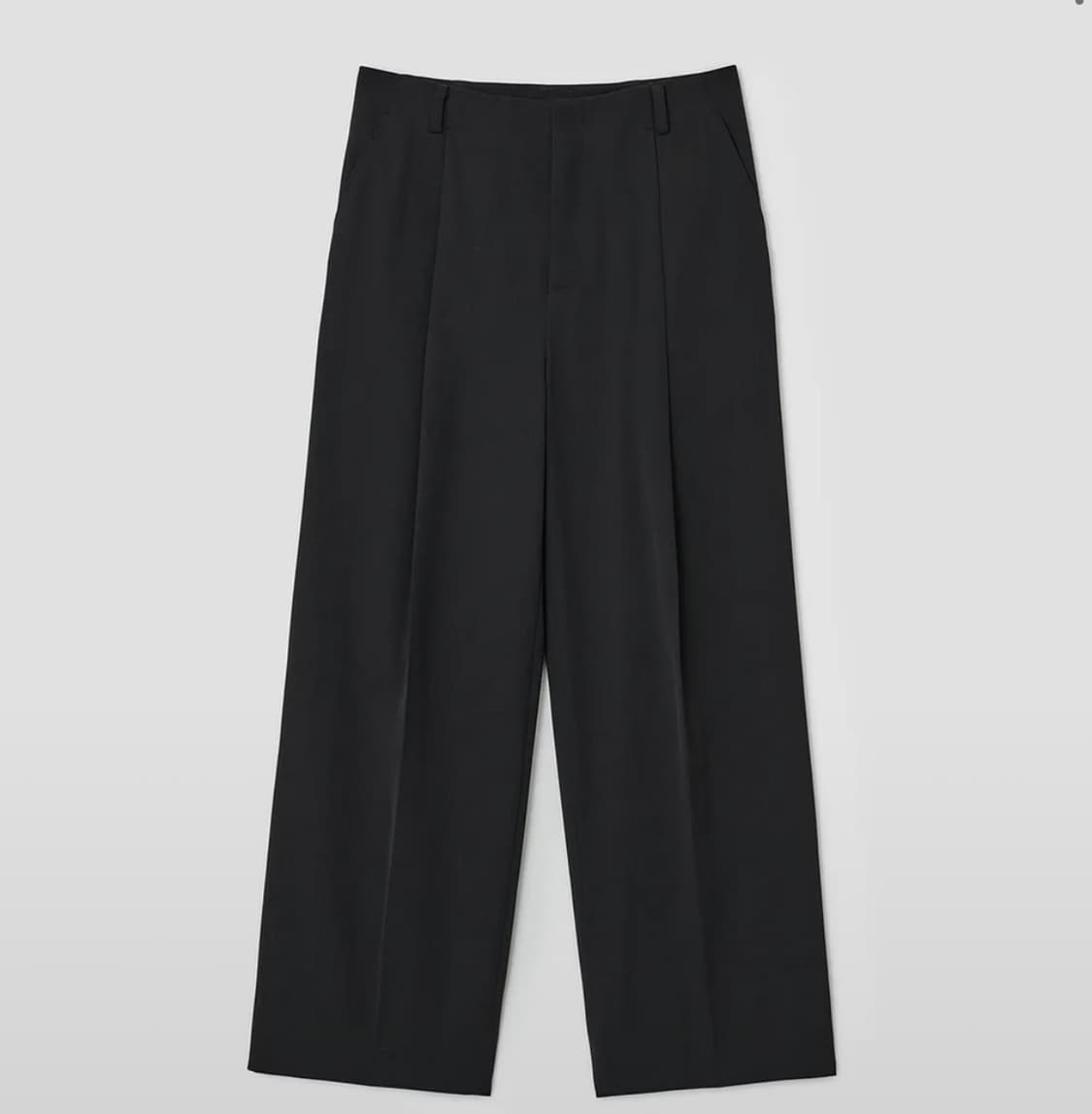 [03(28)] 벨리에 슬레이트 슬랙스 - 블랙 상품이미지1