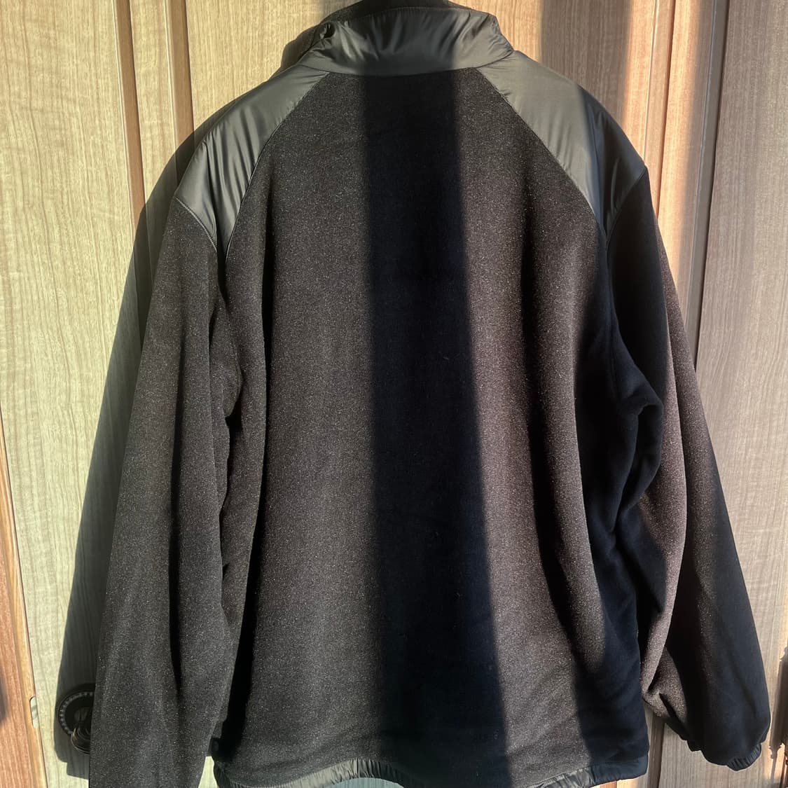 새상품(M)이스트로그x뉴발란스 후리스 자켓 블랙 상품이미지3