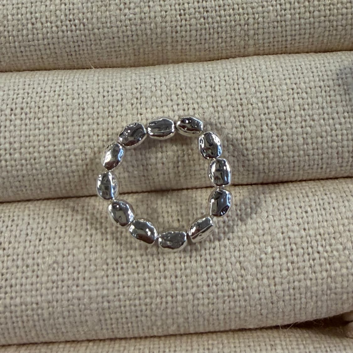 새상품 여성 신주 은도금 팔찌 반지 상품이미지2