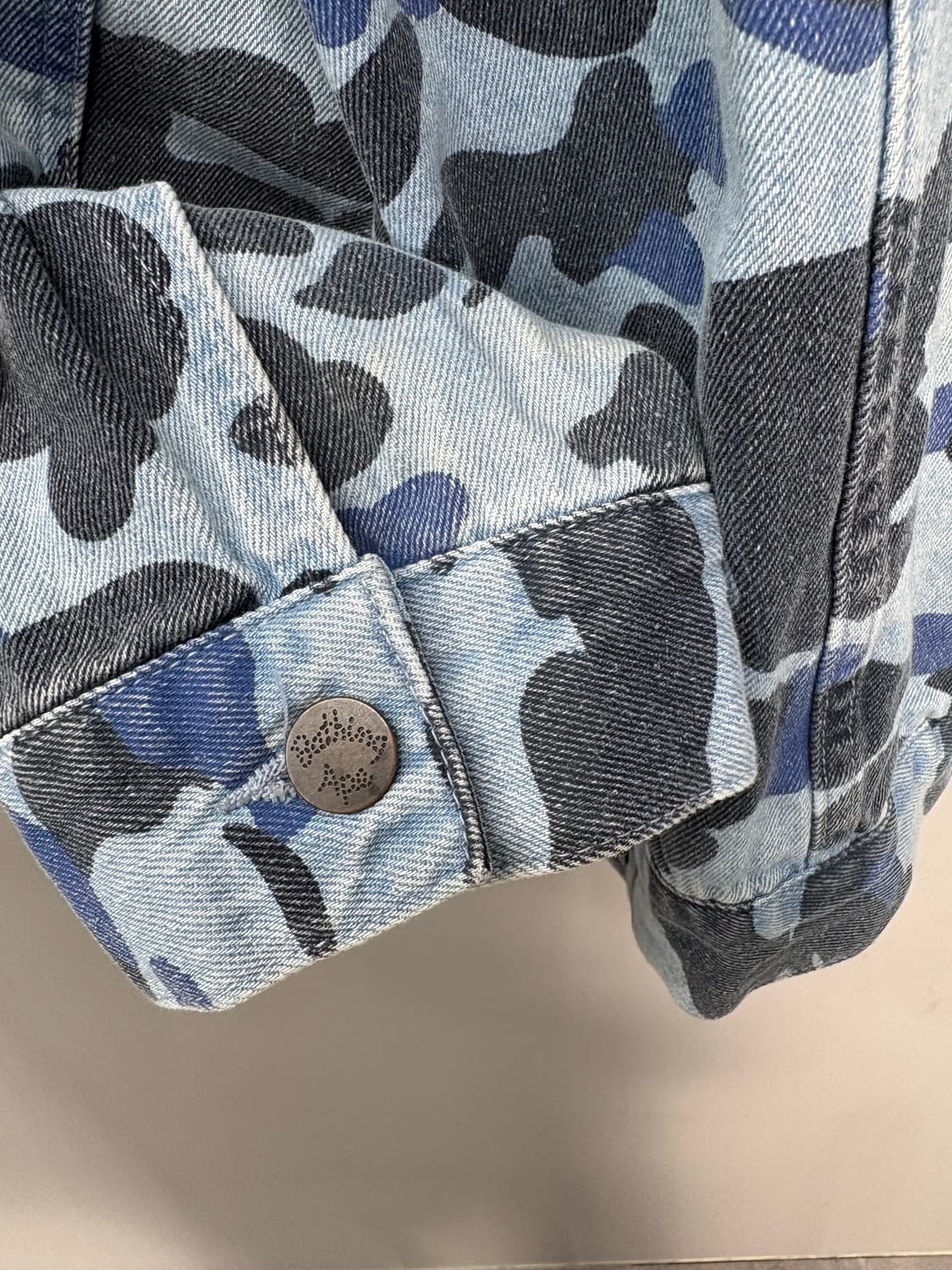 베이프 블루 카모데님 자켓 A3066 상품이미지6