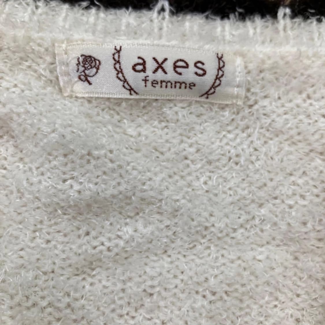 엑시즈팜 히메갸루 리본 니트 가디건 상품이미지5