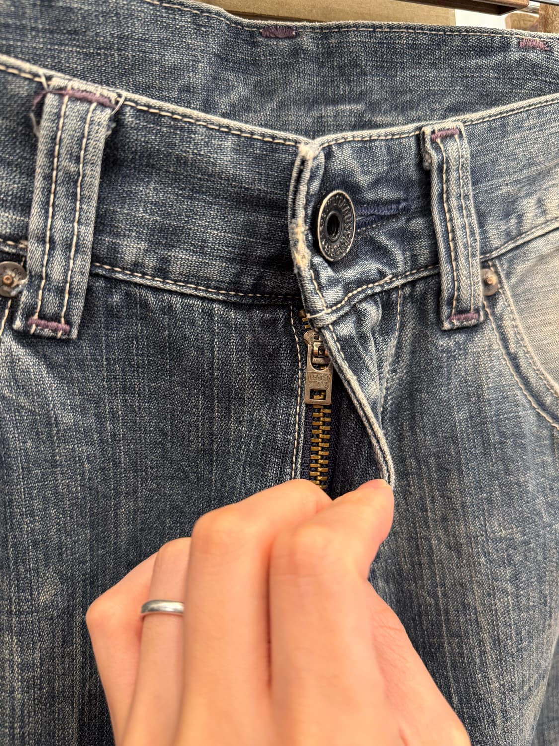 00s Levis 리바이스 503 카고 데님 팬츠 (32inch) 상품이미지3