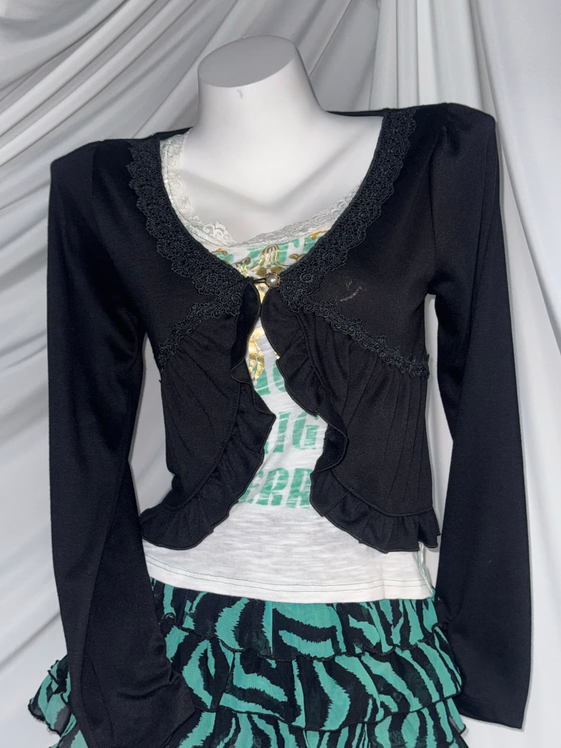 예약중)엑시즈팜 민트 지브라갸루 코디세트 상품이미지6