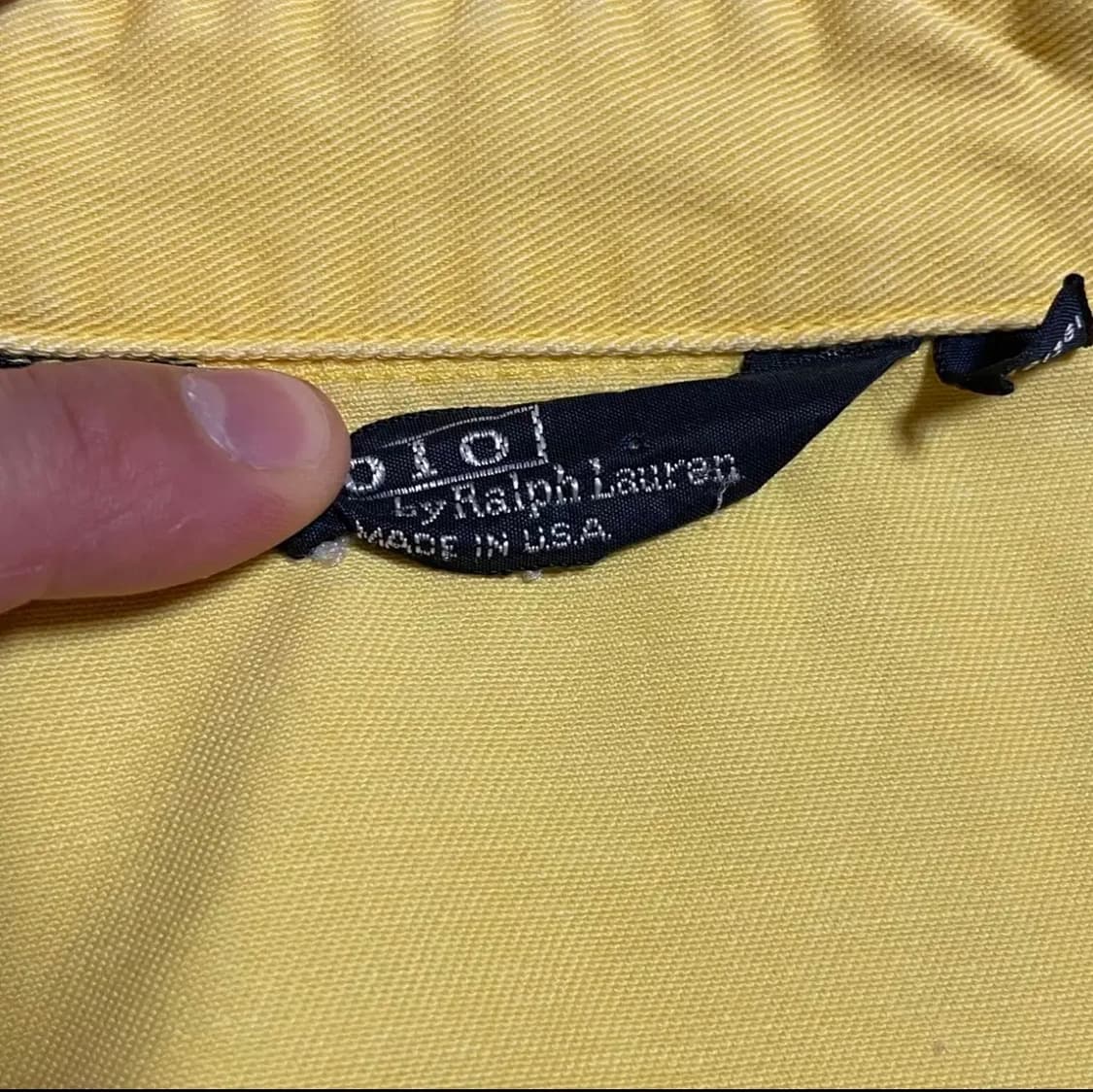 폴로 스윙탑 자켓 옐로우 made in u.s.a 상품이미지4