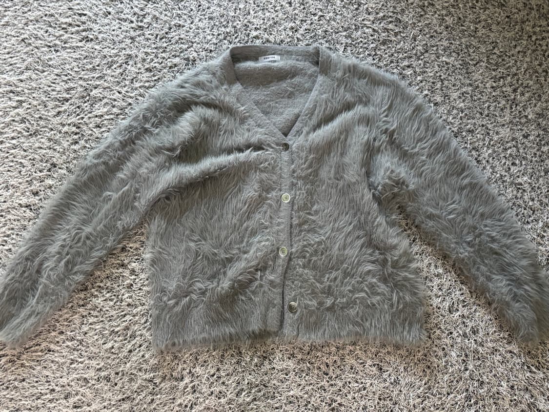 앙고라 세미 오버 가디건 상품이미지2