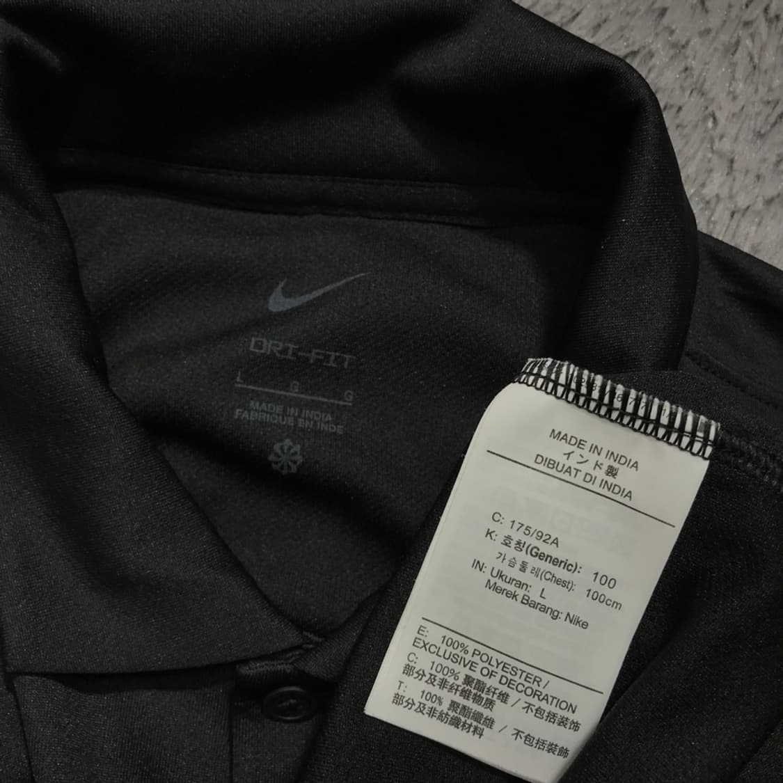 [[L, A급] 나이키(NIKE) 테니스 드라이핏 반팔 폴로티셔츠@669 상품이미지5