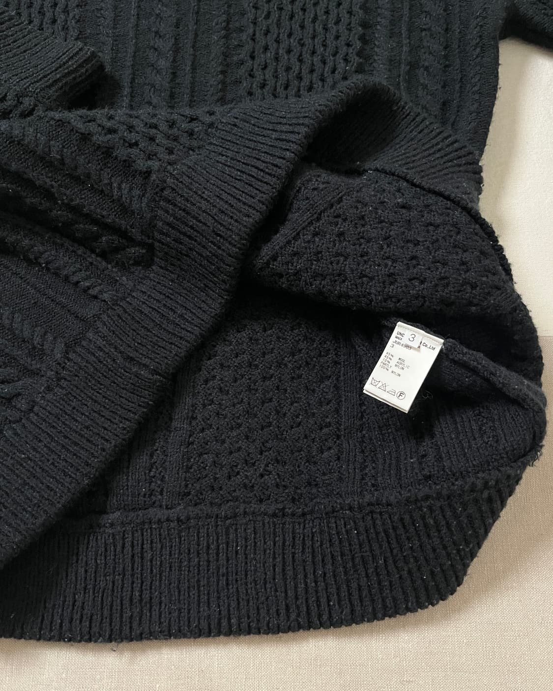 언더커버 패치 케이블 니트 john undercover 상품이미지6