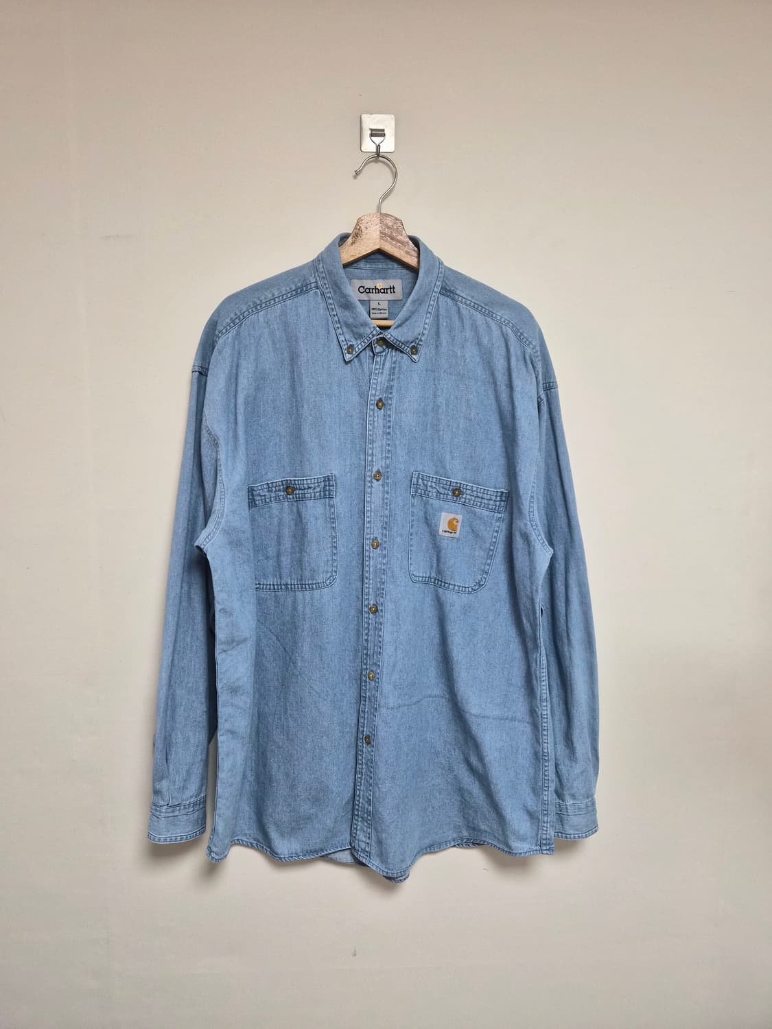 칼하트Carhartt 데님 셔츠 L사이즈 - S266 상품이미지1