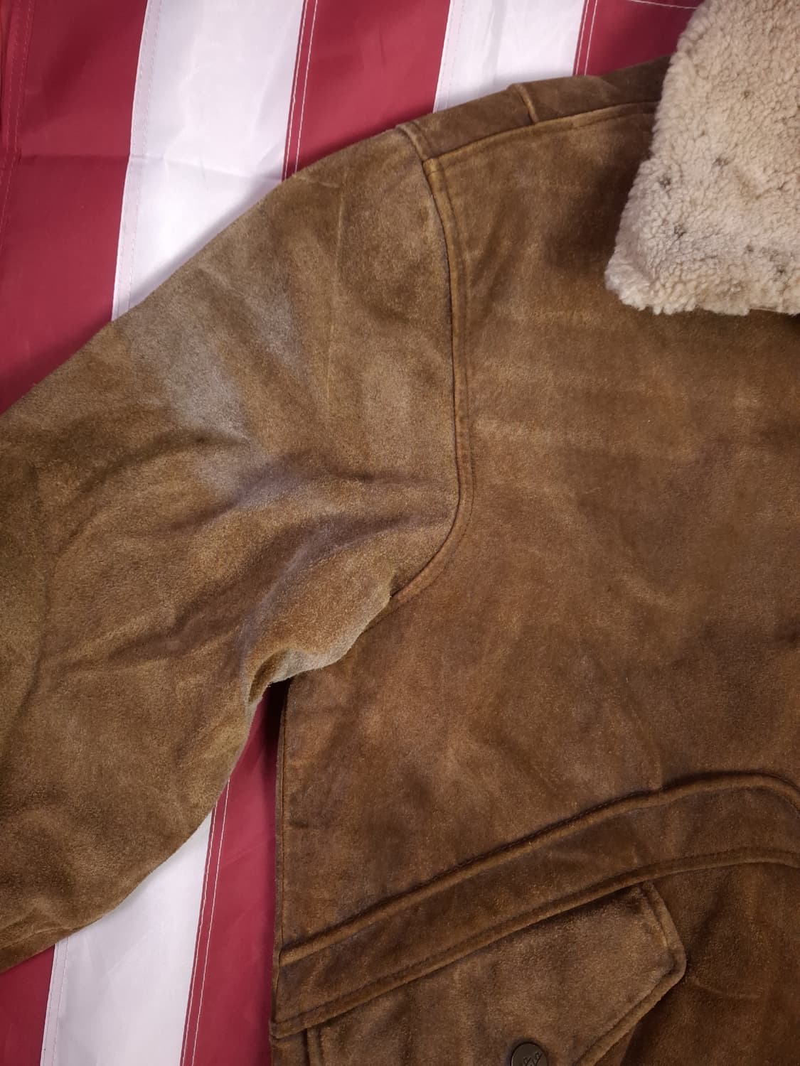 Qqq90's 국내산 리얼스웨이드 라이더자켓 상품이미지7