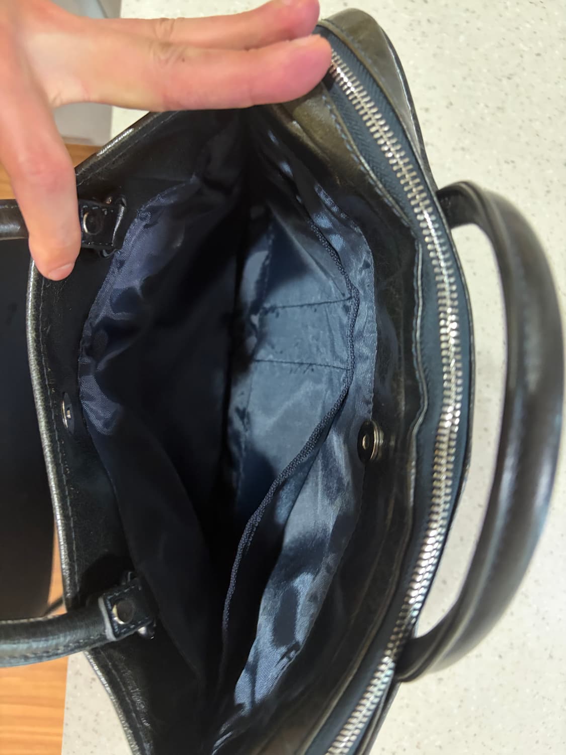 소노비스트 제팬 버팔로 레더 브리프케이스 서류가방 토트백 상품이미지8