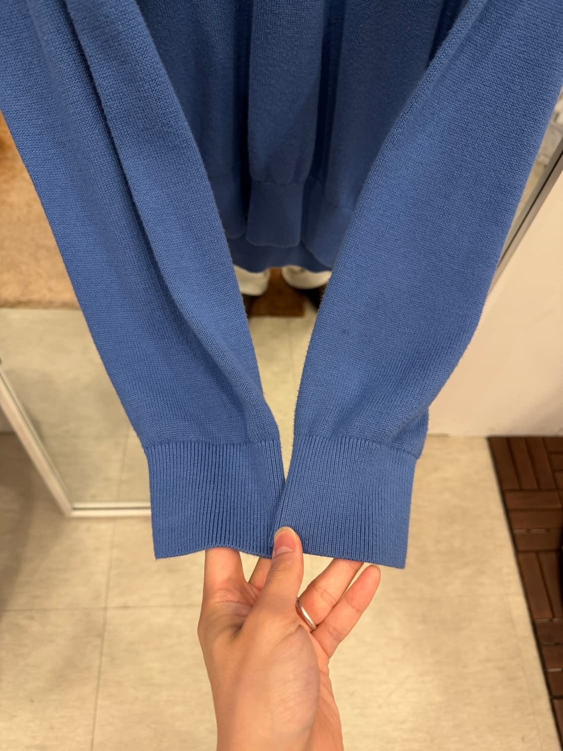 00s L.L.Bean 엘엘빈 피마 코튼 브이넥 니트 상품이미지4