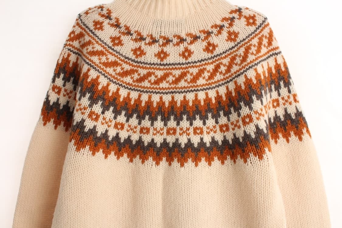 M 이스트로그 할리오브스코틀랜드 모크넥 니트 상품이미지7