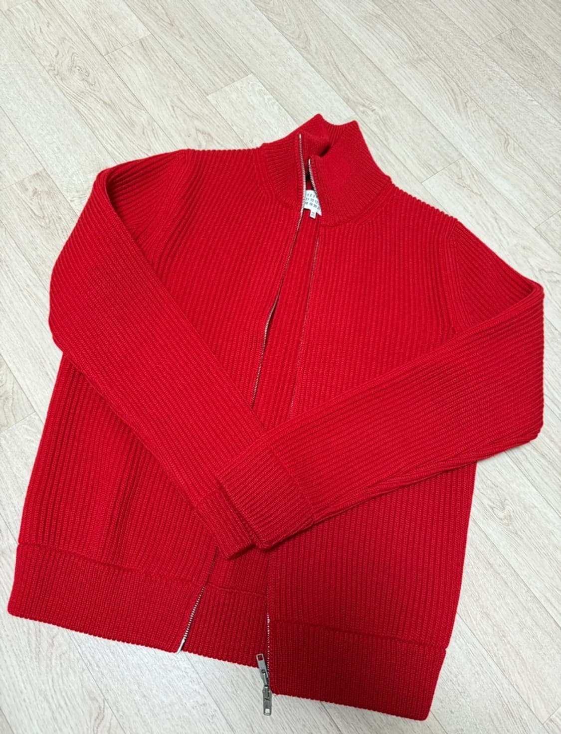 메종 마르지엘라 니트 집업 s size 상품이미지1