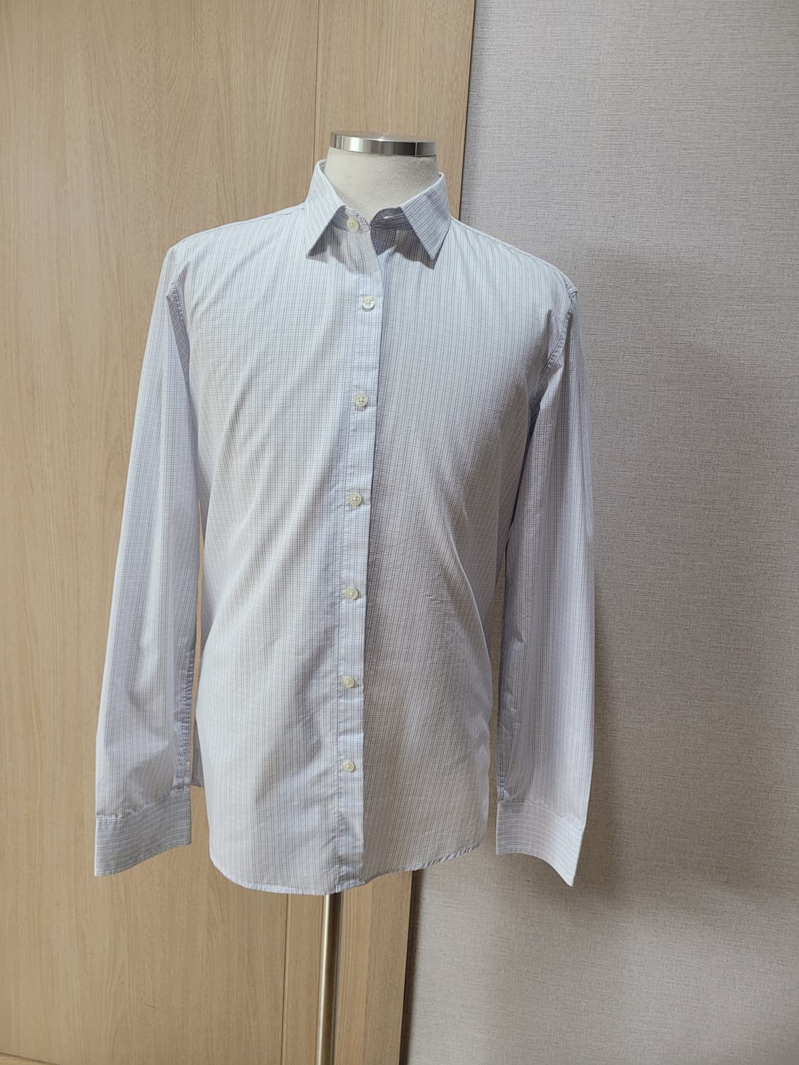 스파오포맨 SPAO for men 슬림핏 셔츠 105 스카이블루 상품이미지1