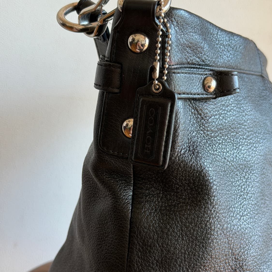 Coach vinatge leather shoulder bag 상품이미지5