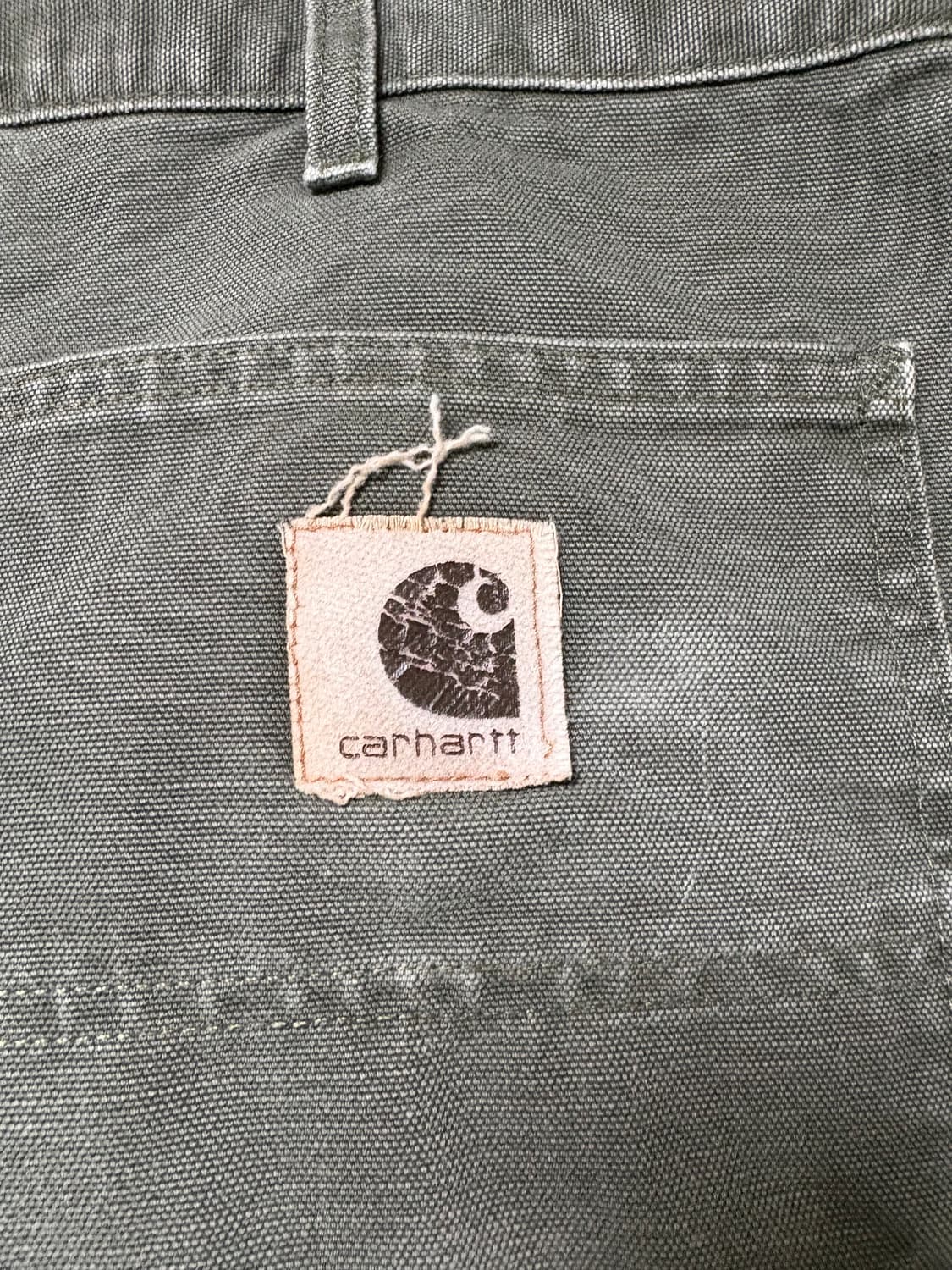칼하트 B11 MOS(모스 그린) 워크팬츠 덩가리핏 36/30 상품이미지3