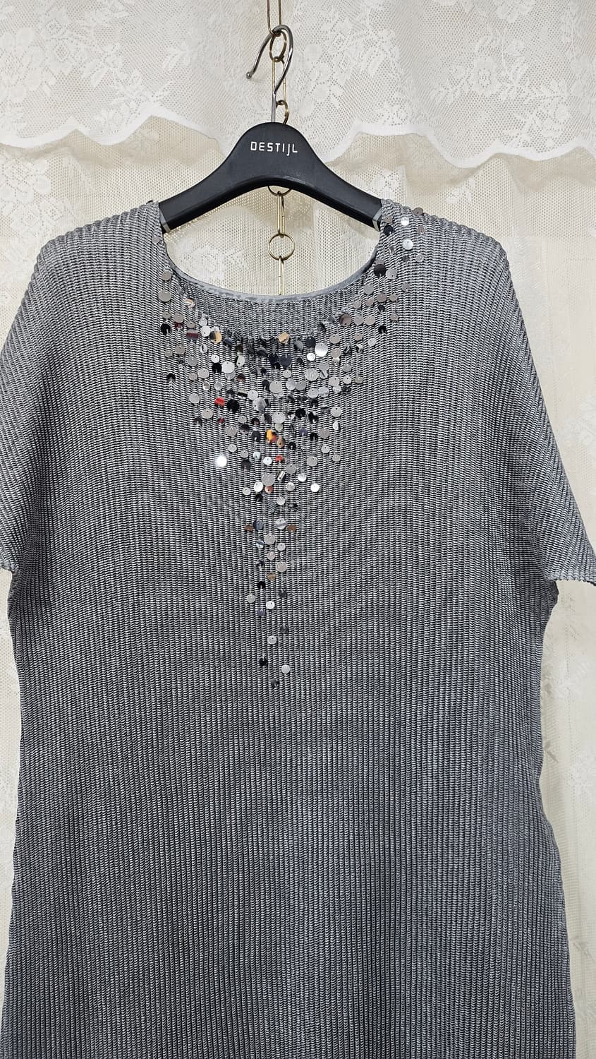 스피치오 주름 스팽클 원피스  상품이미지3