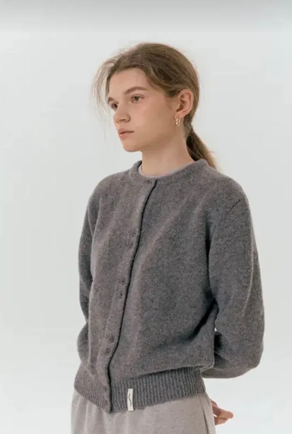 싱킹디퍼 가디건 그레이 S 상품이미지1