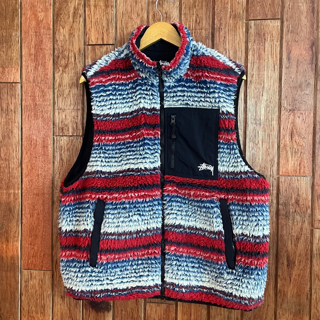 스투시 쉐르파 멀티컬러 베스트 상품이미지1