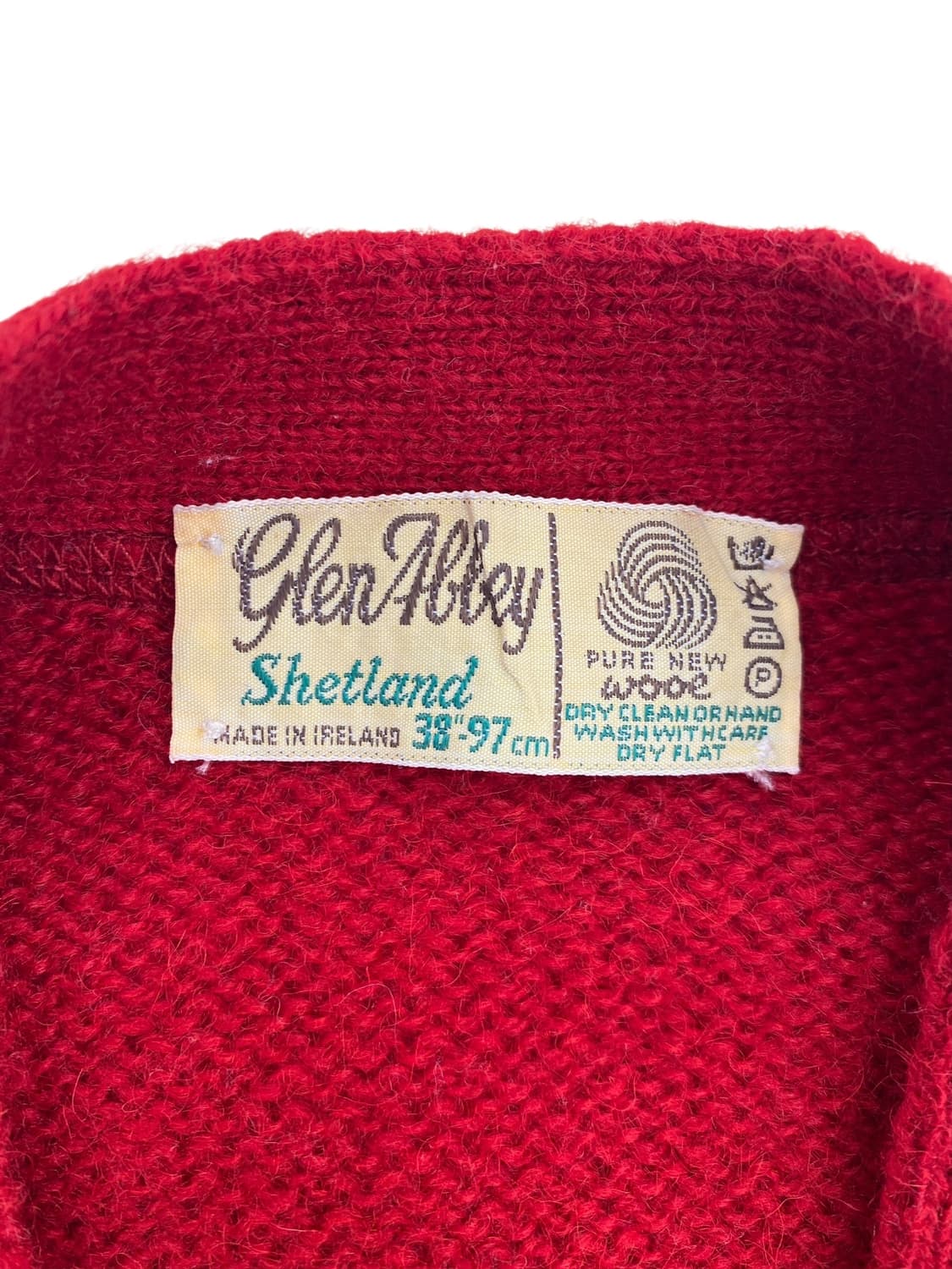 80‘s Glen Abbey 셔틀랜드 울 베스트 상품이미지6