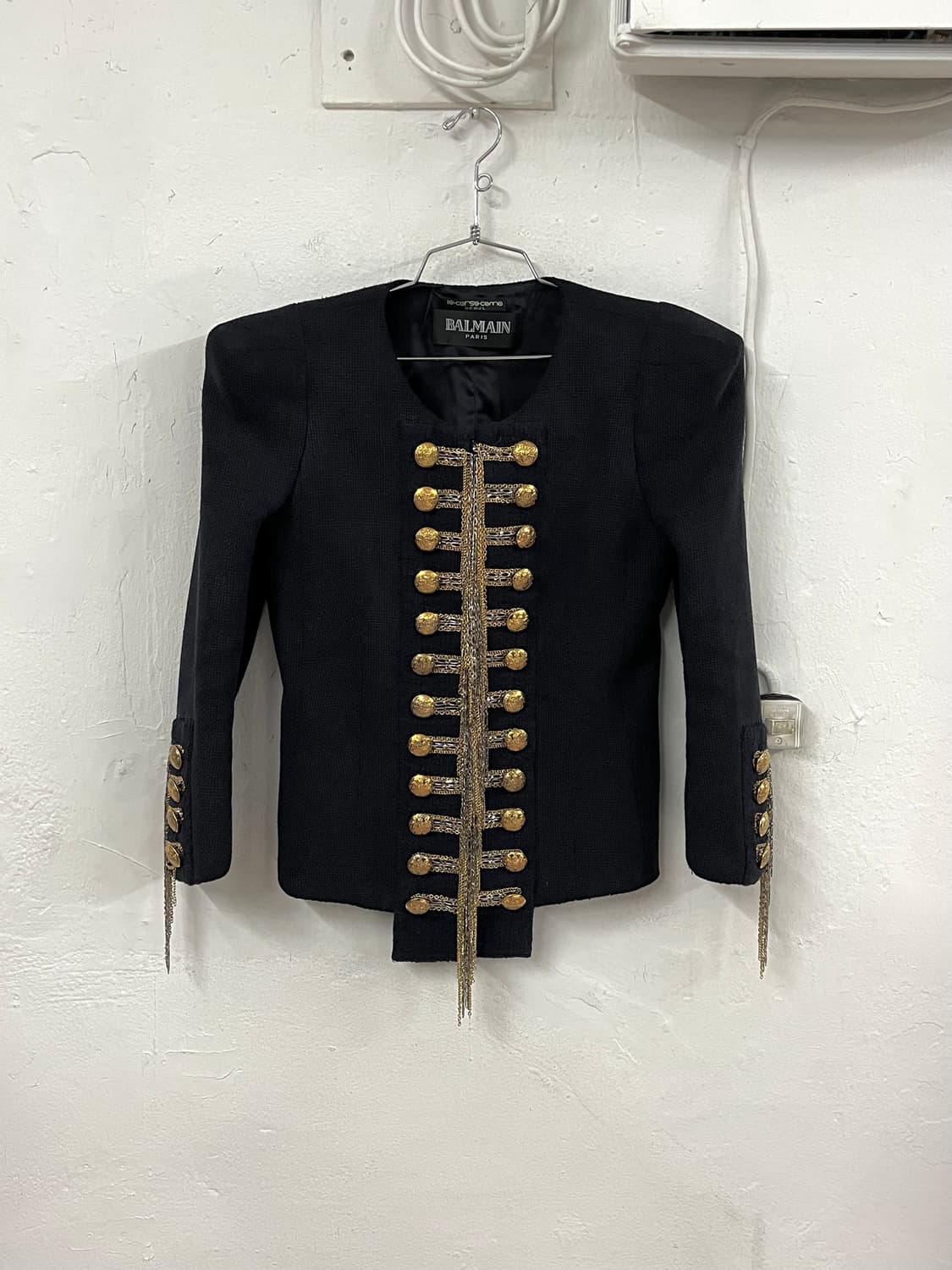 발망 2010FW 데카르넹 런웨이 나폴레옹 실크 트위드 자켓 상품이미지4