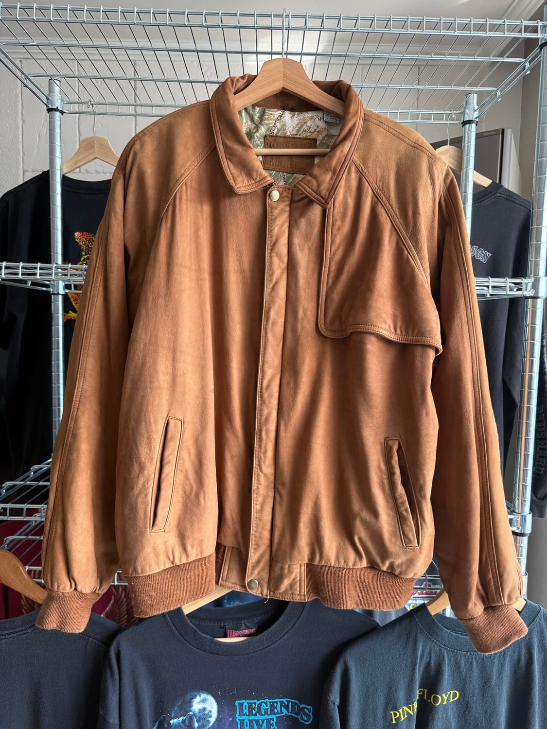 90s 말보로 스웨이드 자켓 상품이미지1