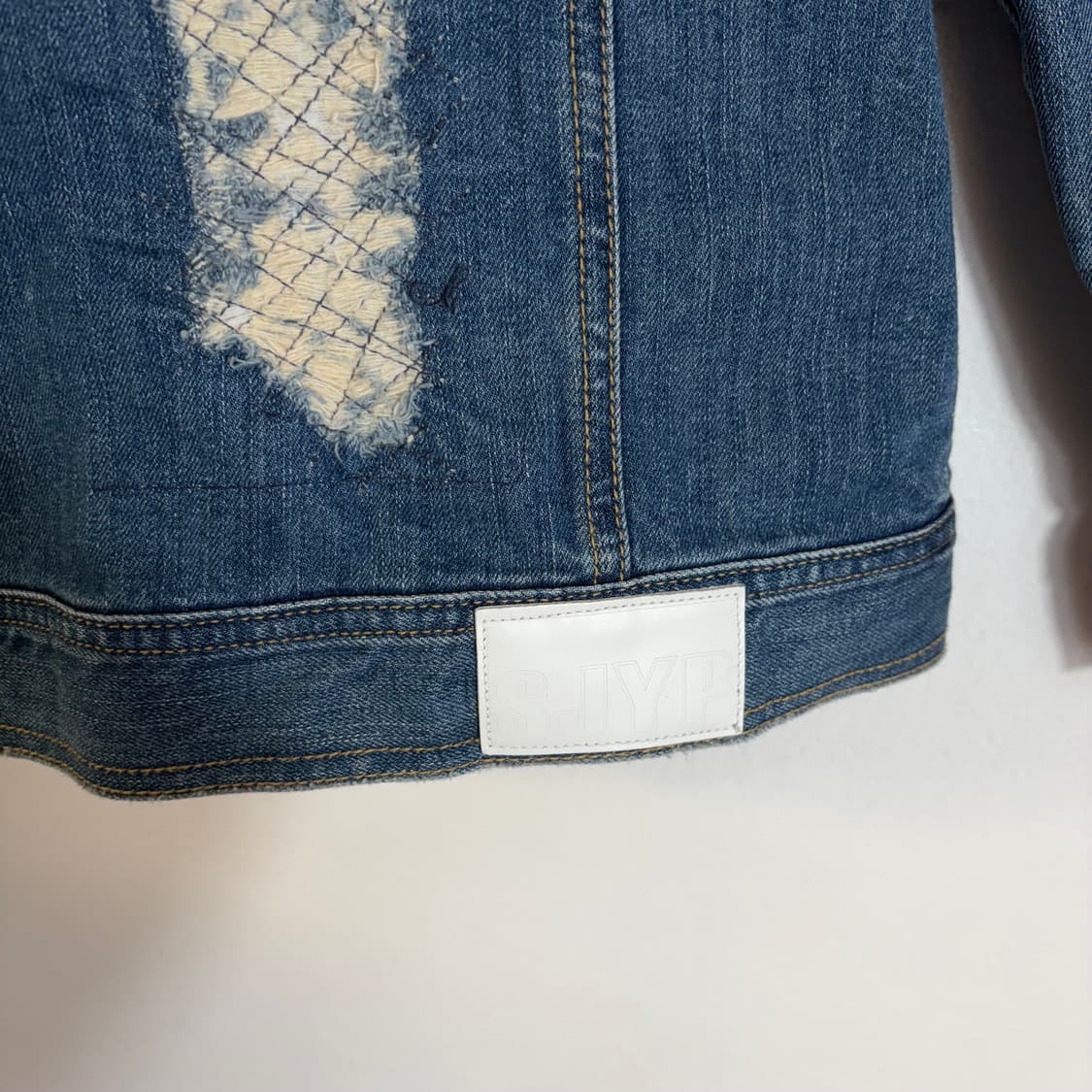 SJYP 데미지 데님 자켓(S) 상품이미지5