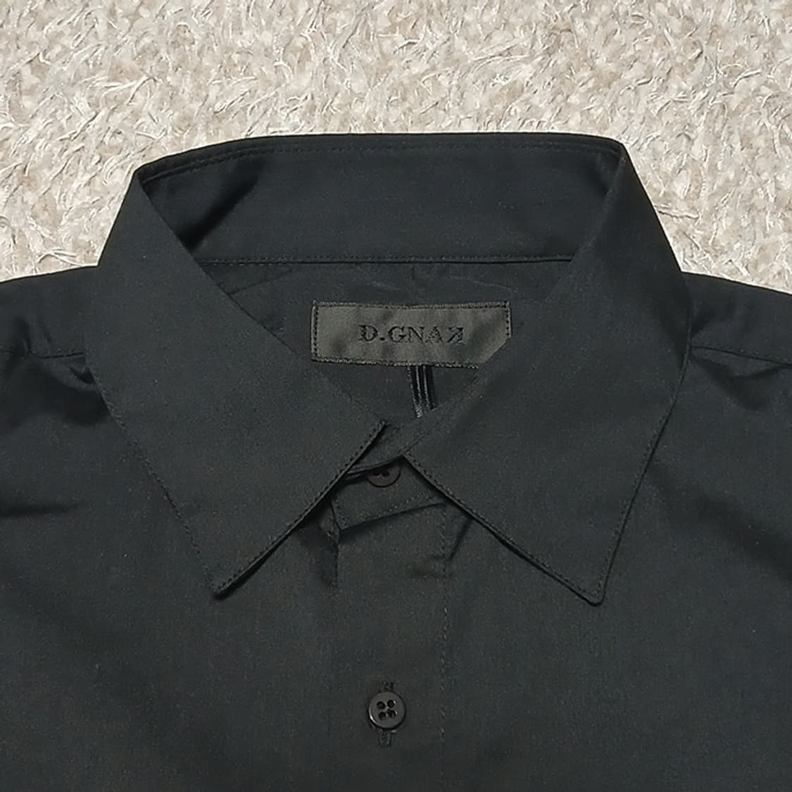 디그낙 패턴 슬리브 셔츠 새제품 46 상품이미지3