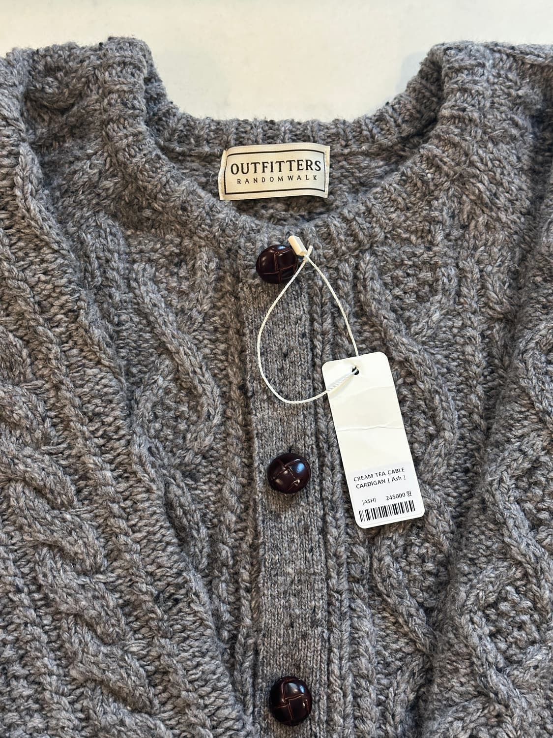 Outfitters cream tea cable cardigan 상품이미지7