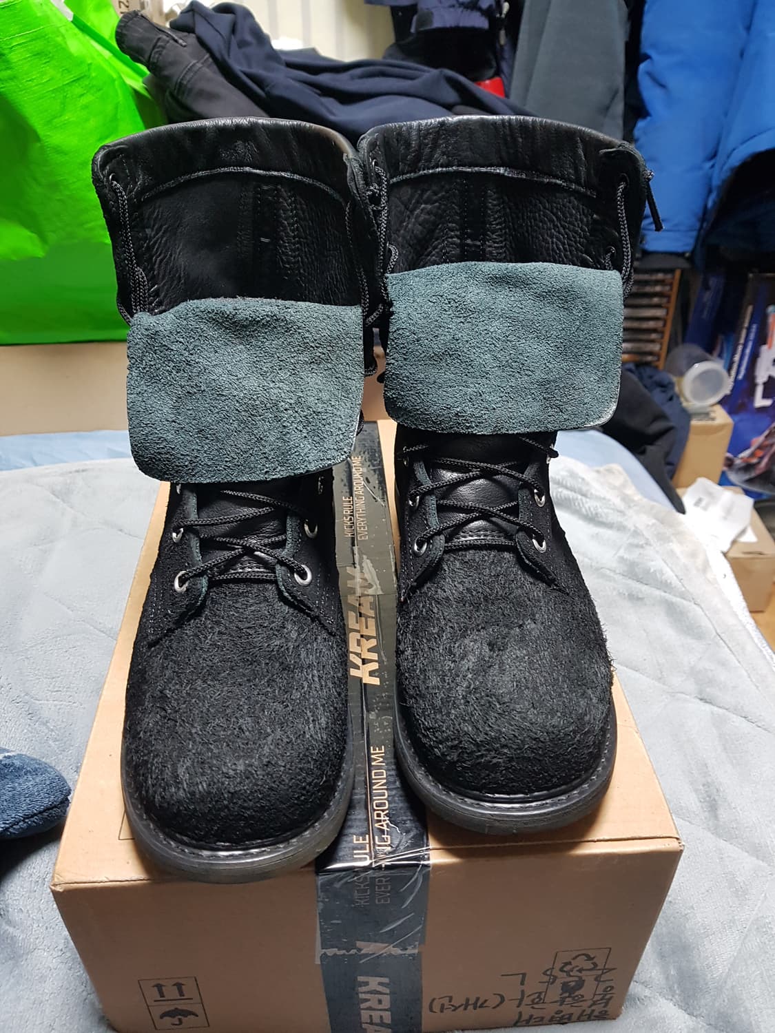 해병대 개선 봉합식 전투화 군화 255L 판매 상품이미지1