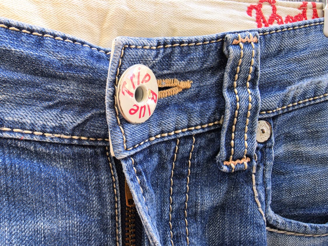 00s Y2K 에드윈 503 블루트립 부츠컷 (made in japan) 상품이미지4