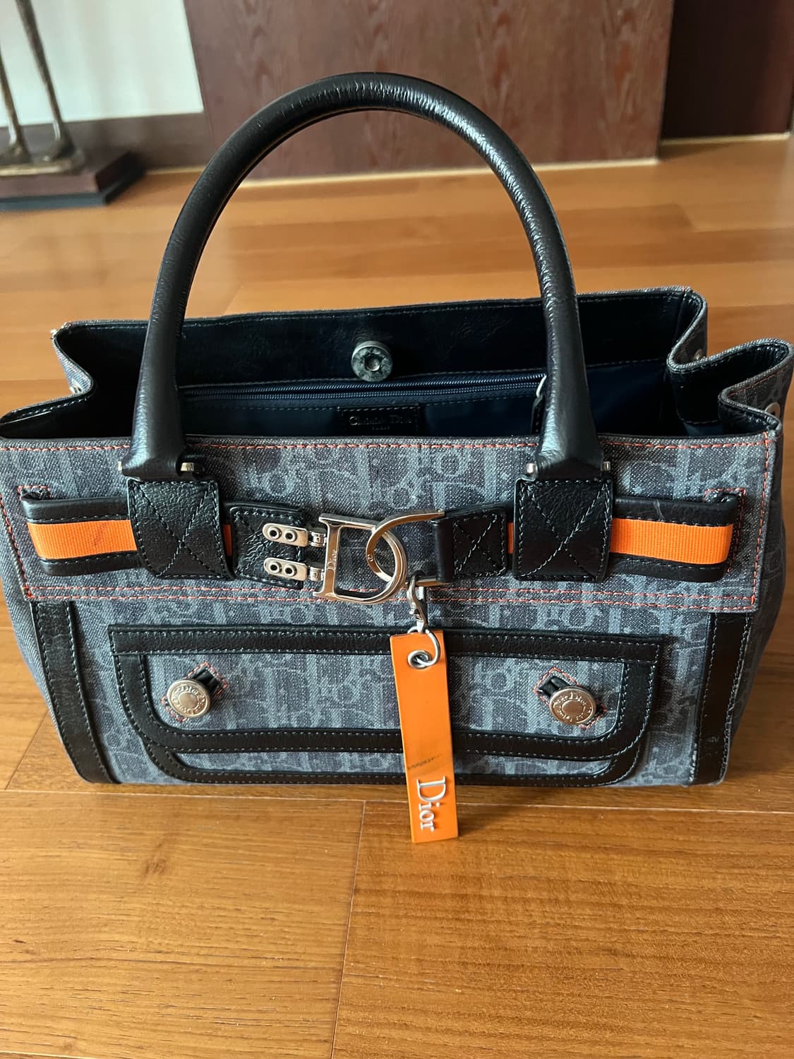 디올 데님 오블리크 토트백 상품이미지6