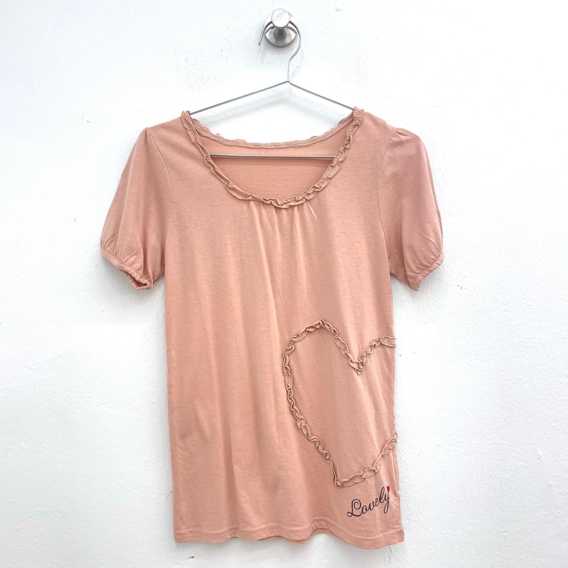 Pink heart T 상품이미지1