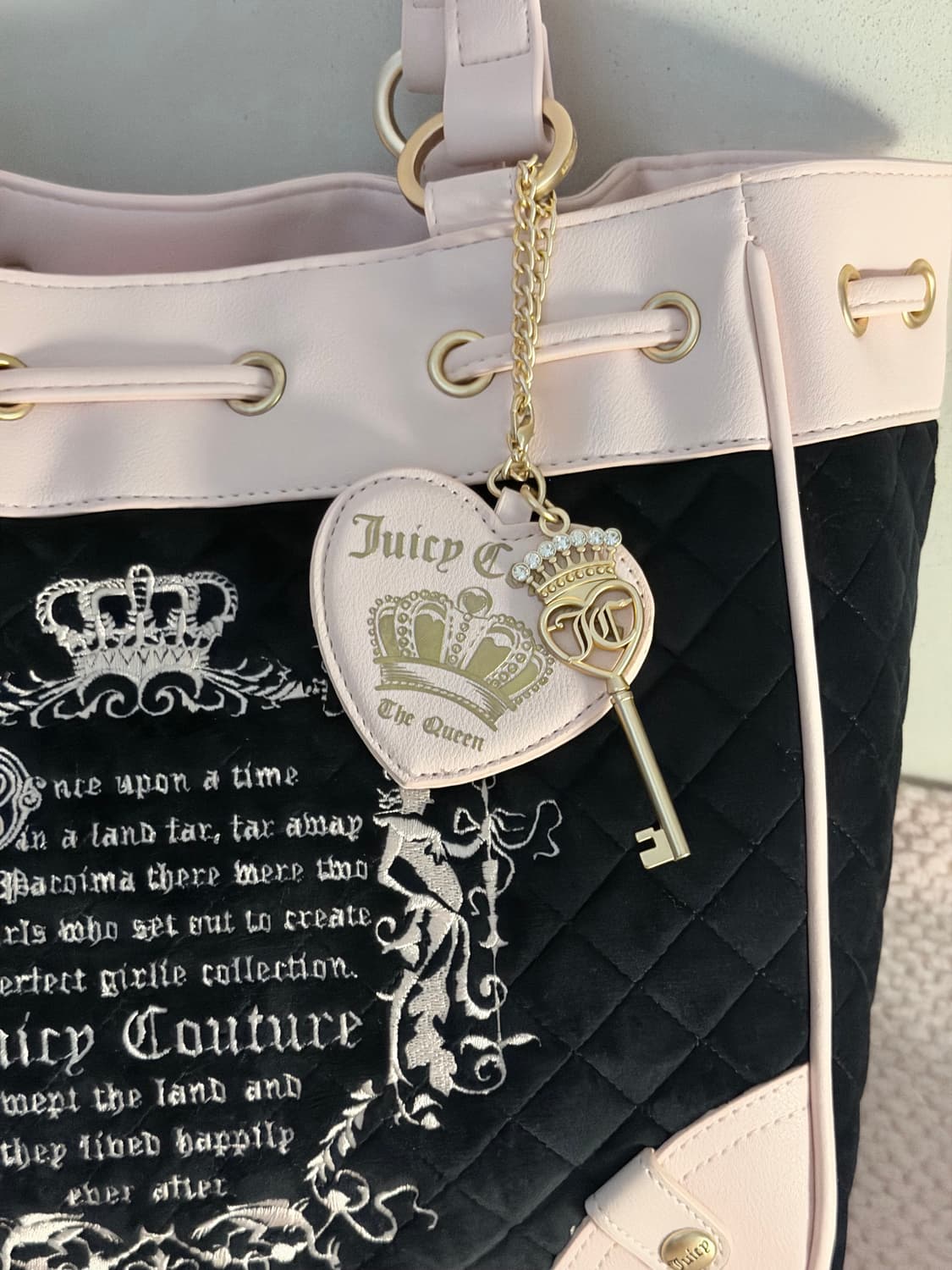 [선물이벤트🪄]쥬시꾸뛰르 가방 슈히클 이벤트 갸루 y2k 핀터깔  상품이미지3