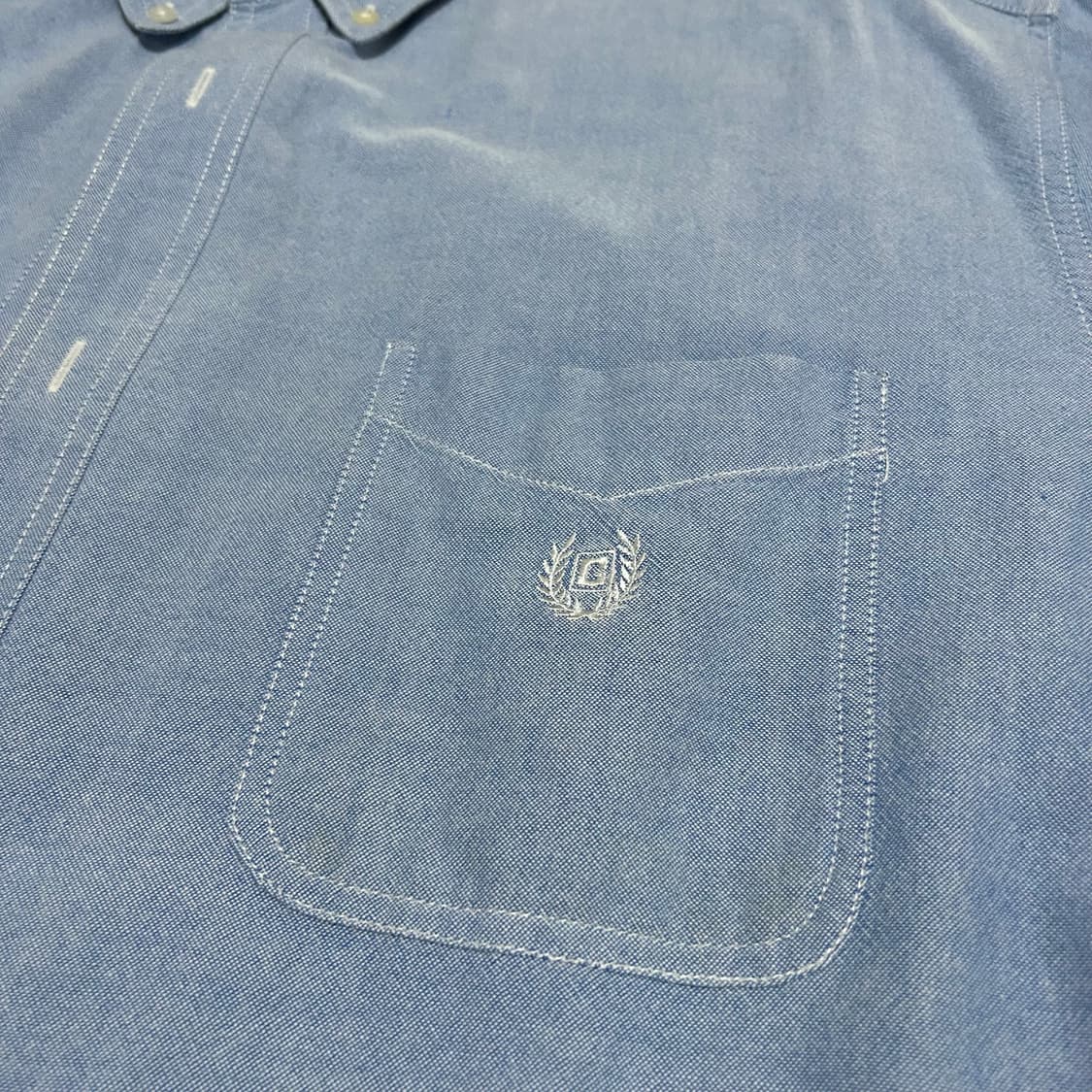 XXL) 챕스 랄프로렌 폴로 월계관 로고 하늘색 셔츠 상품이미지3