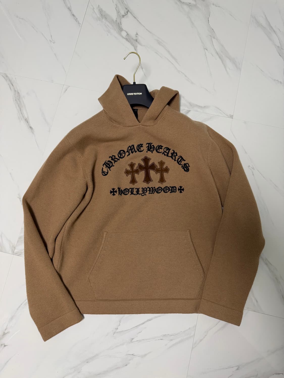 크롬하츠 멀티패치 세메터리 캐시미어 후드티 M 상품이미지1