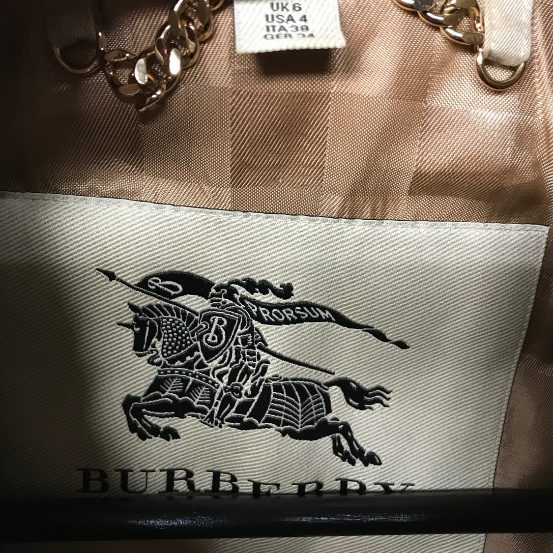 버버리 트렌치 코트 베이지 6(W) 상품이미지5