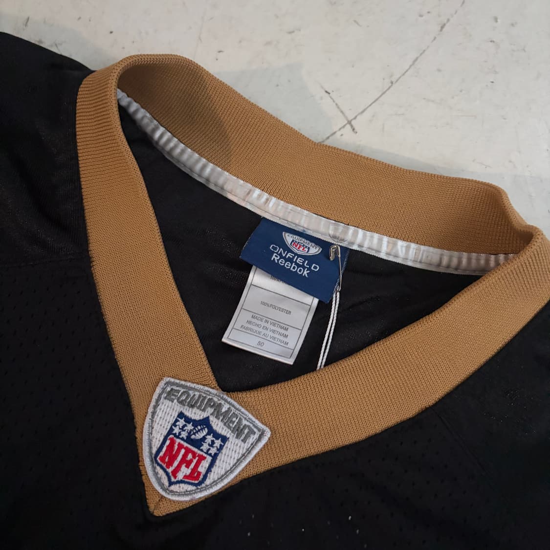 리복 NFL 뉴올리언스 세인츠 드류 브리스 빈티지 유니폼 져지 50 상품이미지6