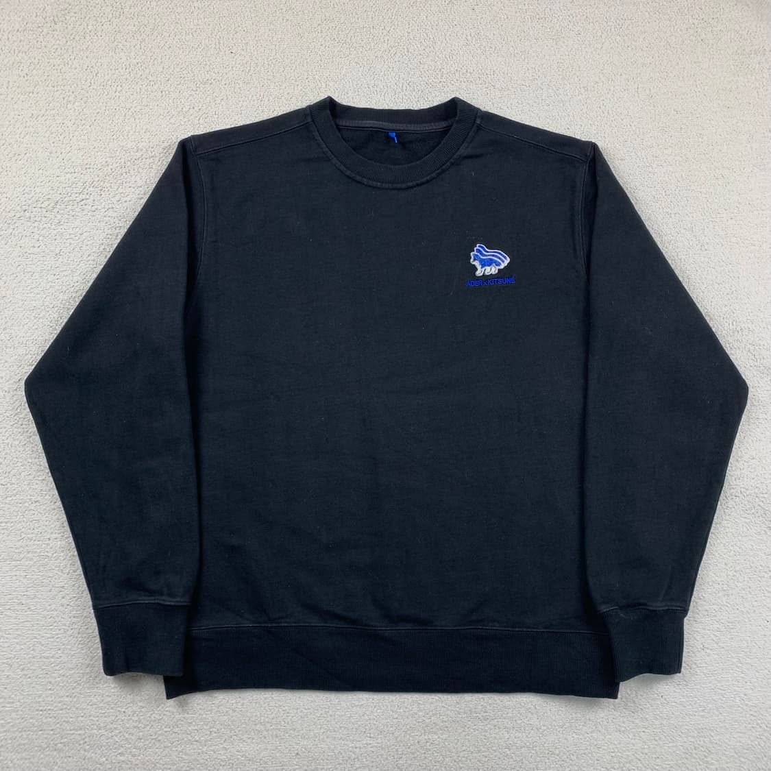 아더에러 x 메종키츠네 레이어 트리플 폭스 스웻셔츠 블랙 상품이미지1