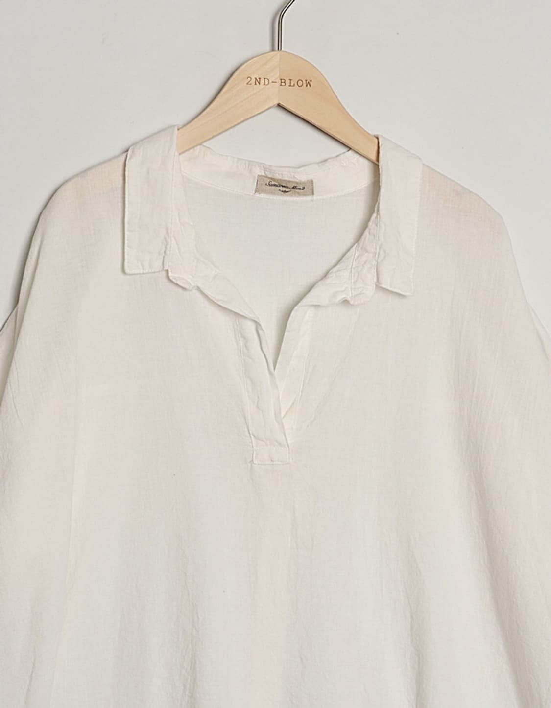 Samansa Mos2 Skipper Tunic Shirts 상품이미지2