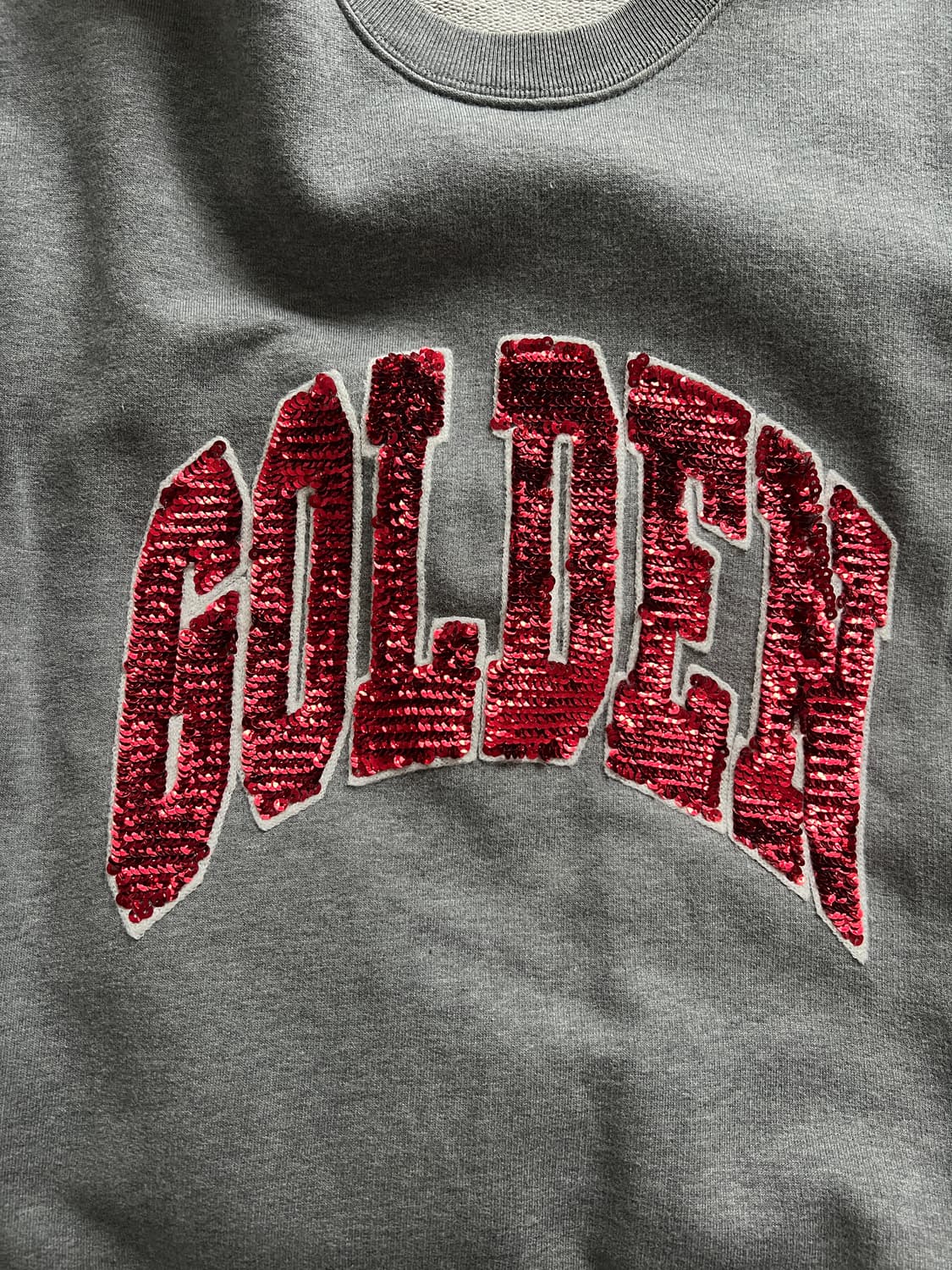 Golden Goose 스팽글 로고 맨투맨 (그레이) 상품이미지5