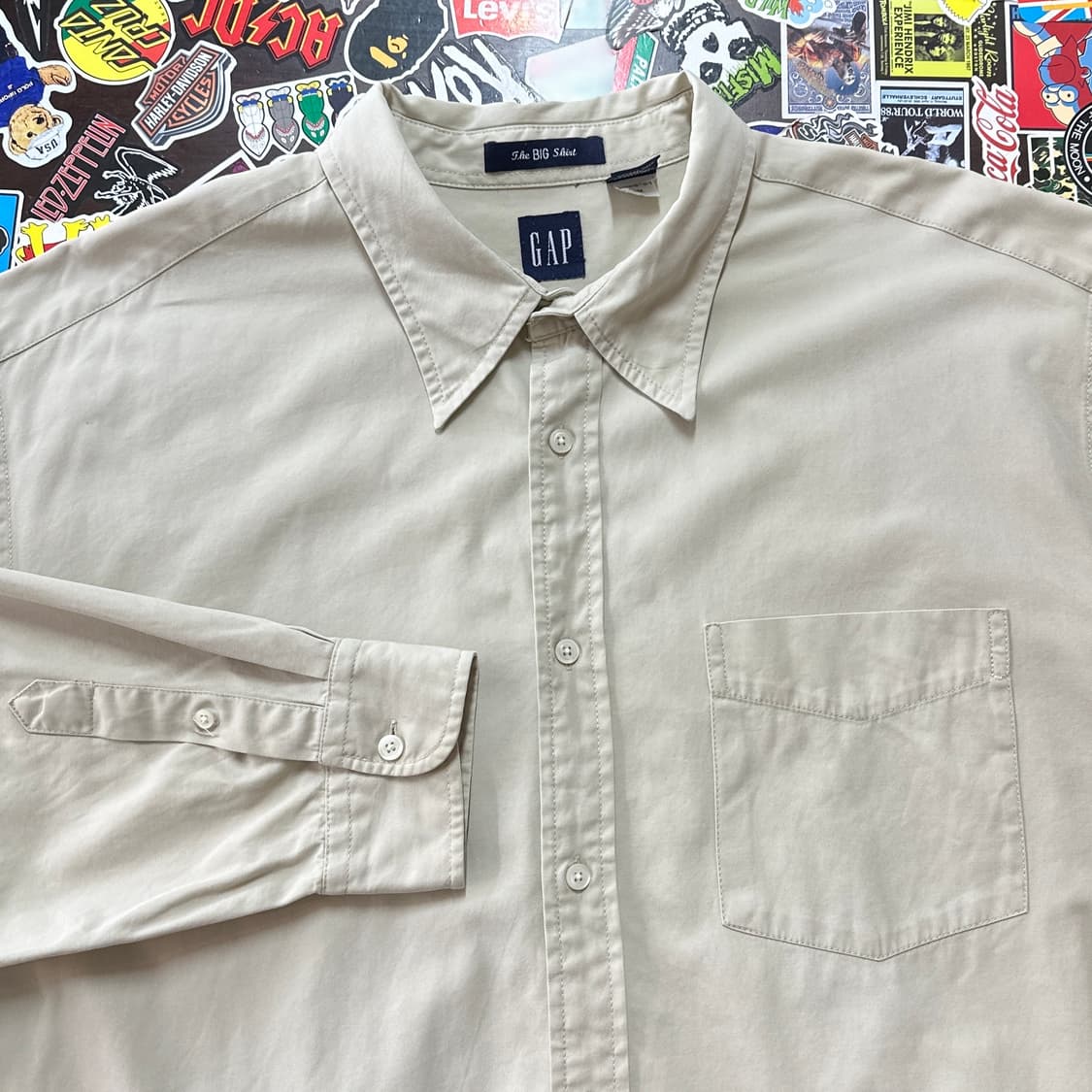90s 올드 갭 더 빅 셔츠 XL 상품이미지3