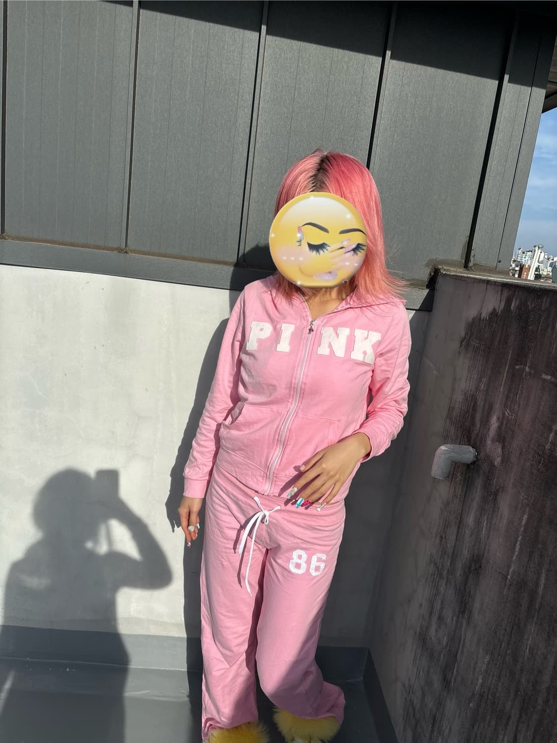 (Rare!)Pink 핑크 트레이닝 셋업  상품이미지4