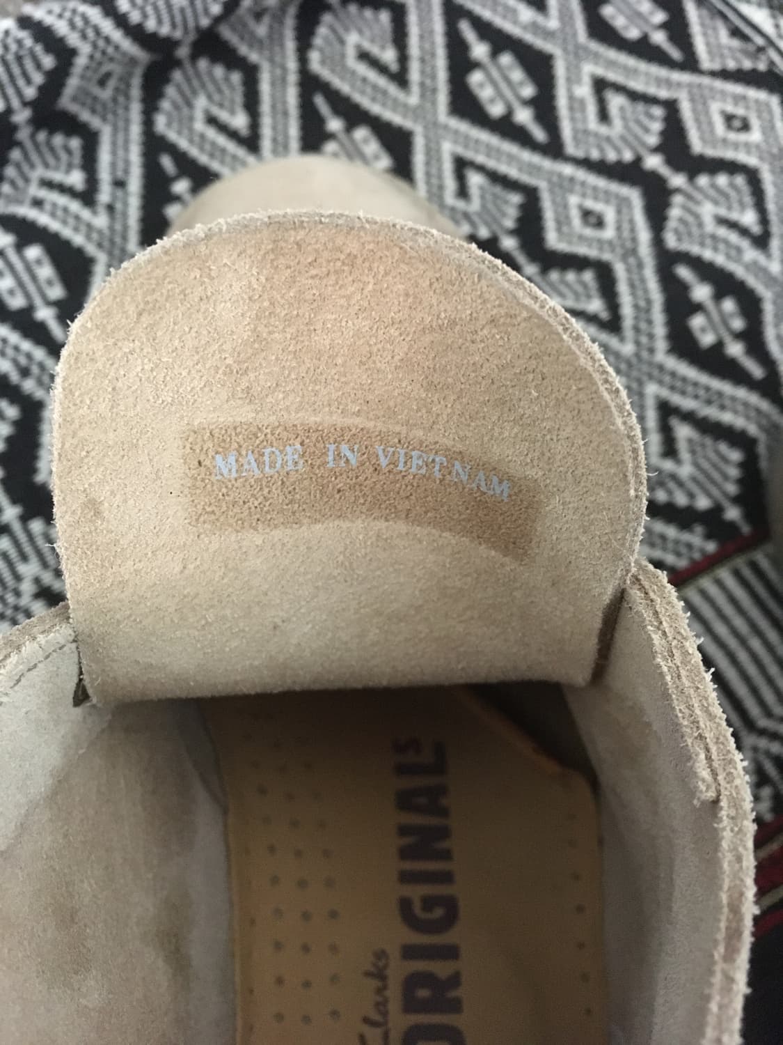 Clarks Originals Beige Camo Suede Desert 상품이미지8
