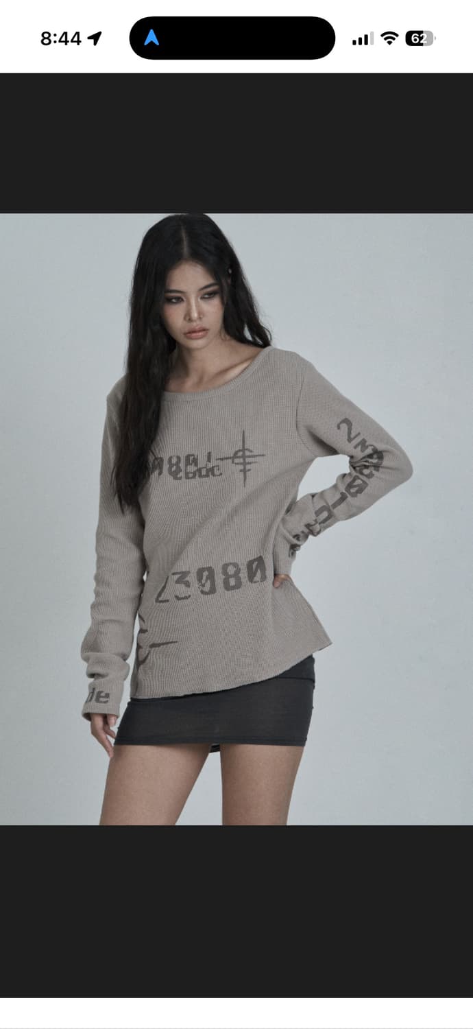 오도어 롱슬리브 relic long sleeve 베이지 상품이미지1