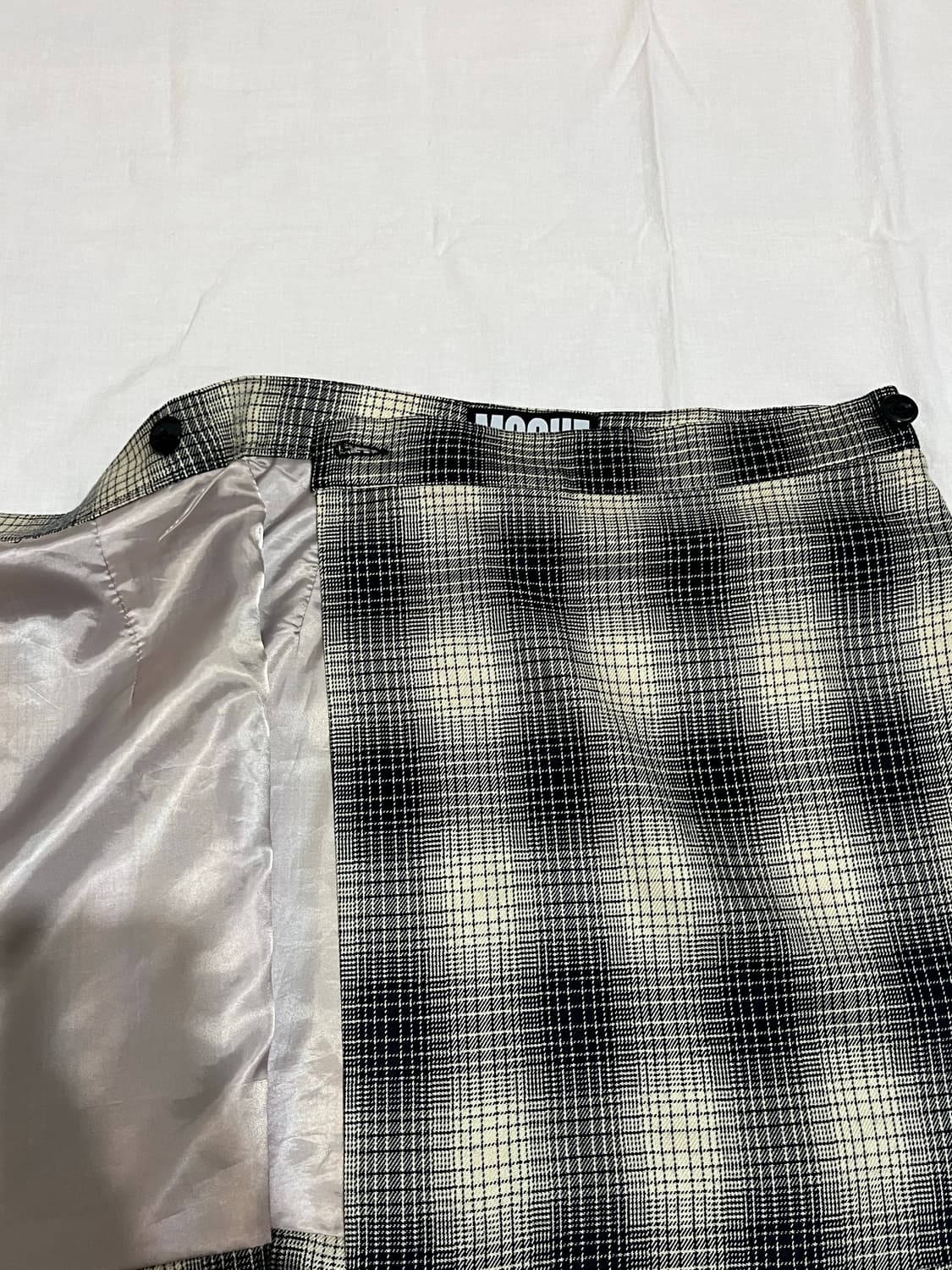 미스치프 타탄체크 랩스커트 s 상품이미지2