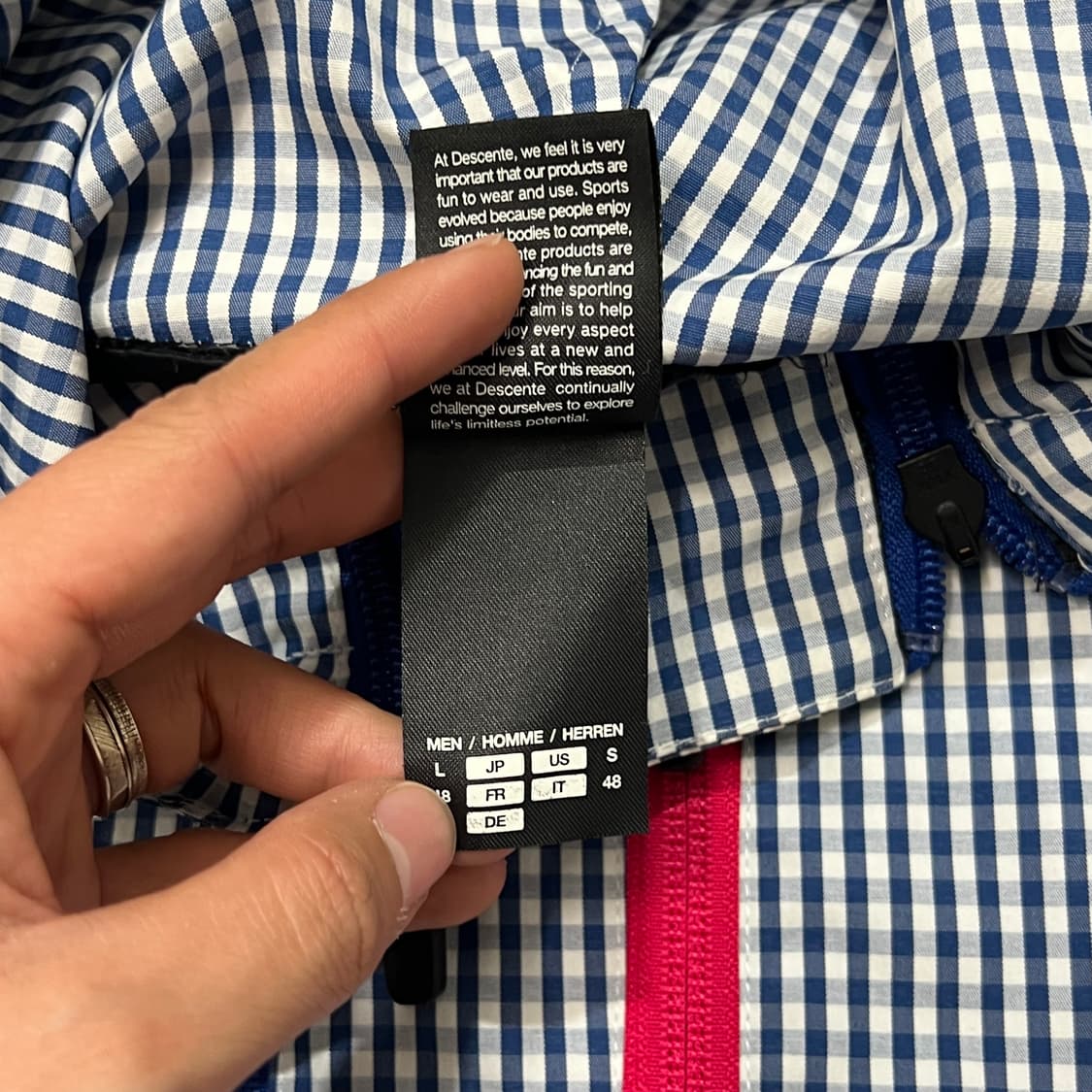 [100] 데상트 바람막이 상품이미지4